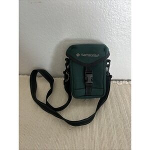 Samsonite Camera Case Hunter Green 7" Shoulder Strap - Great Condition!